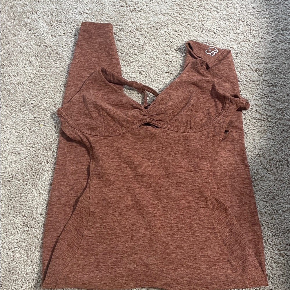 Bombshell Sportswear Rust Jumpsuit